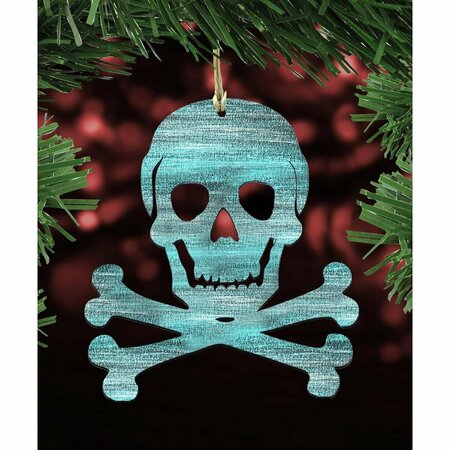INSTRUMENTO Dead Mans Tale Skull & Bones Wooden Ornament IN2966602